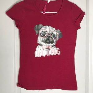 A cute top for pug lovers
